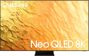 Open Box - Samsung 85" 8K UHD Neo QLED Tizen Smart TV (QN85QN800BFXZC) - Stainless Steel