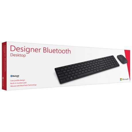 Microsoft 7N9-00003 Designer Bluetooth BlueTrack Keyboard & Mouse Combo - French
